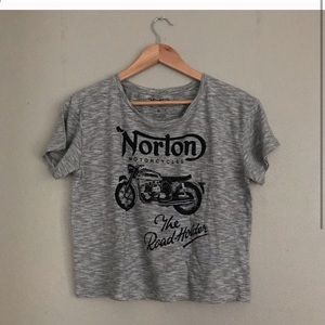 Lucky Brand Graphic Tee- slightly cropped